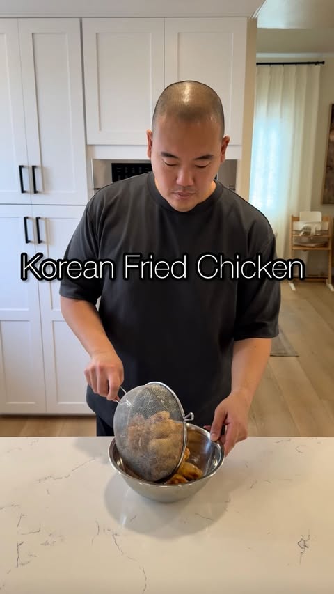 Instagram post by @_yourbasicdad for Kikkoman. Caption reads: [...] so I made it at home using the NEW....