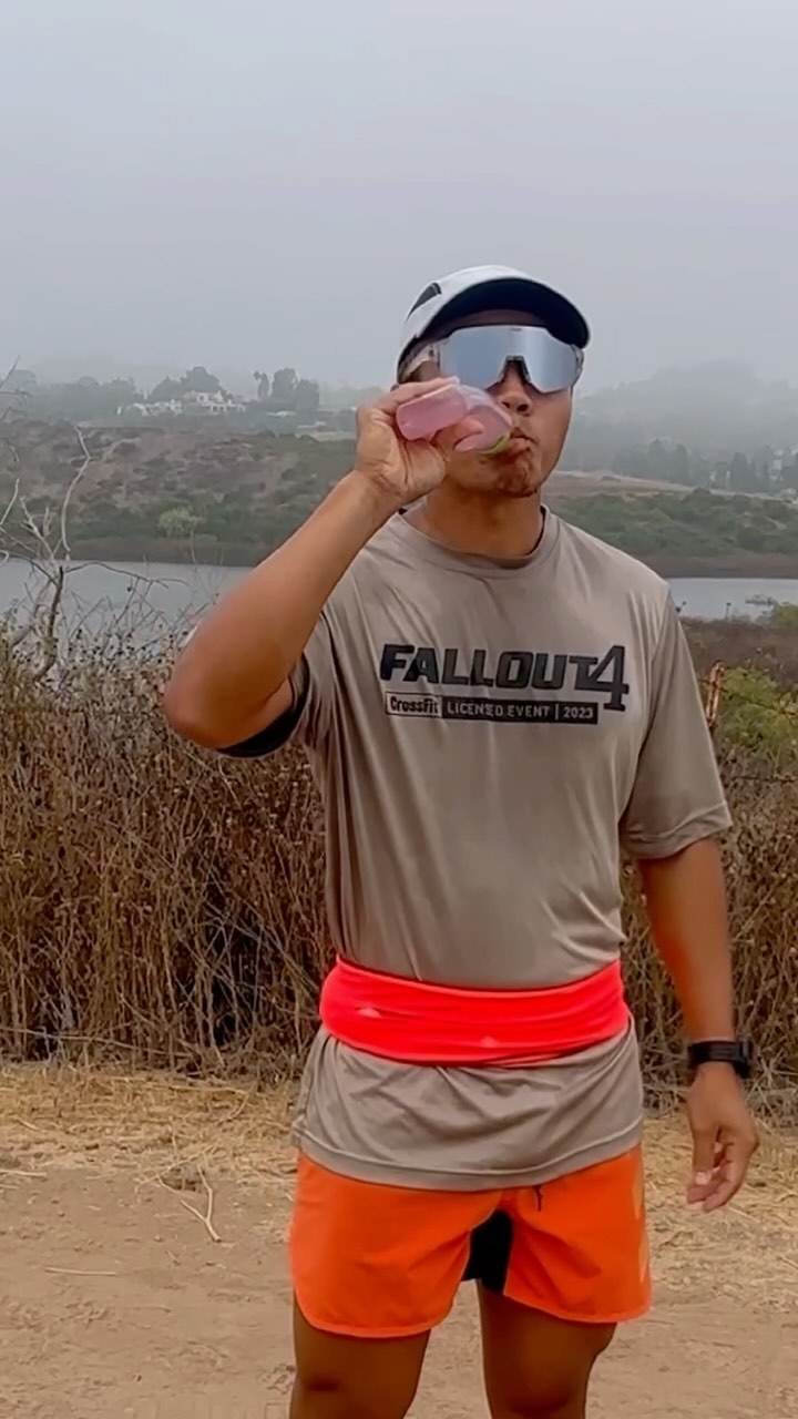 Instagram post by @j_nukes for FlipBelt. Caption reads: [...] road and trail 🏃🏾 — With the help of....
