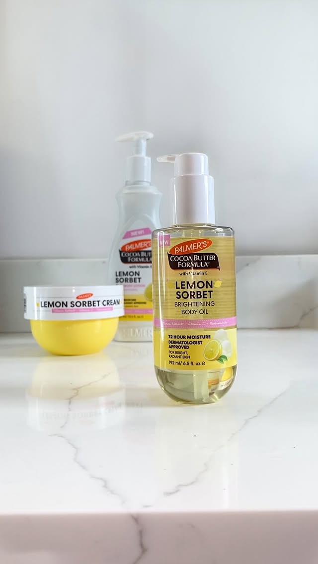 Instagram post by @nicollette.vizuet for PALMERS. Caption reads: [...] I am NOT taking questions 🍋✨ @palmers Lemon....