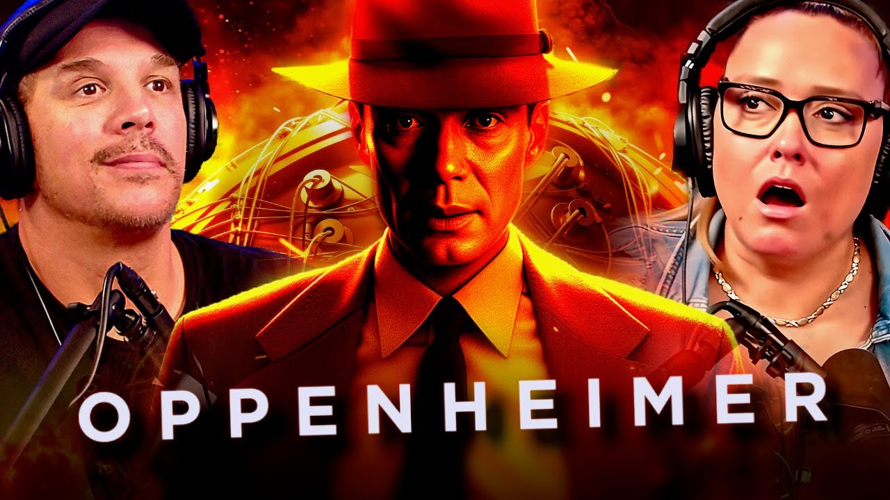 YouTube post by @TheKristianHarloff for Nutrafol. Caption reads: OPPENHEIMER (2023) MOVIE REACTION! FIRST TIME....