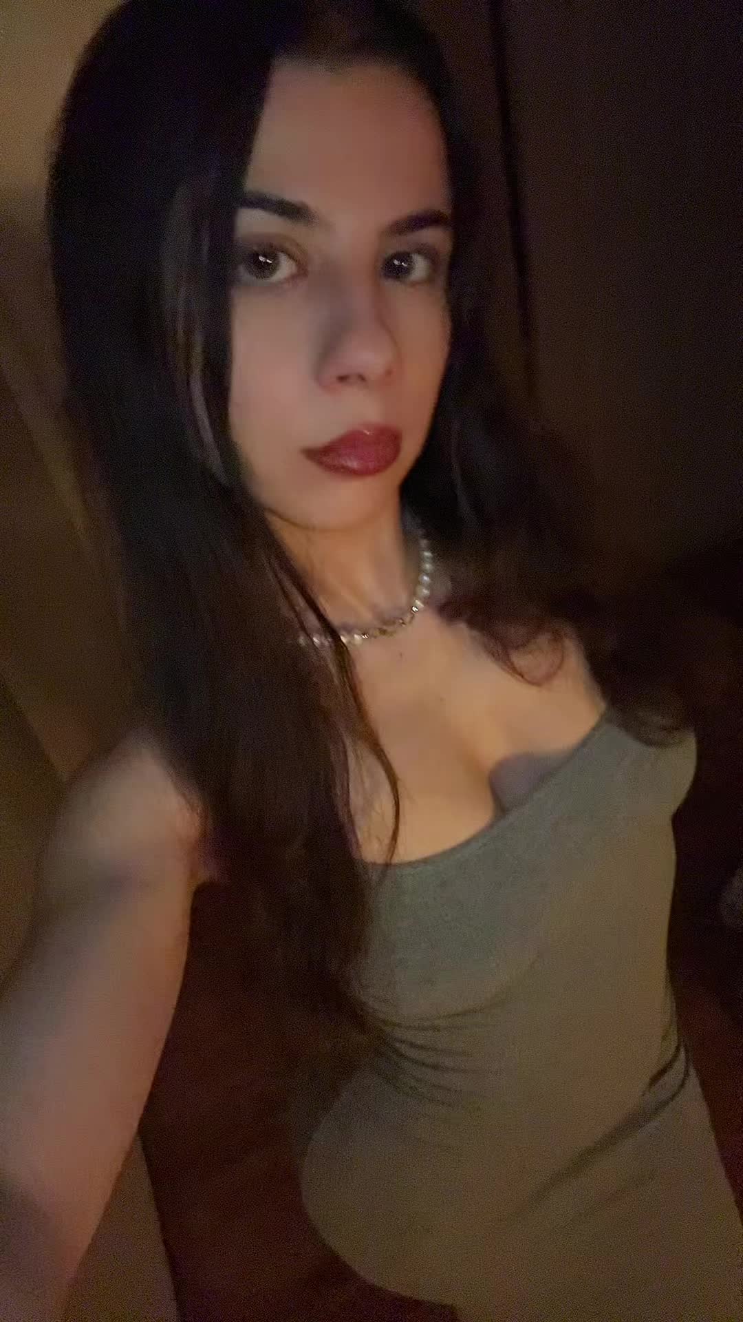 TikTok post by @camikittens for Reoria. Caption reads: @REORIA ❤️💋 #maxidress #reoriadress #skimsdupe....