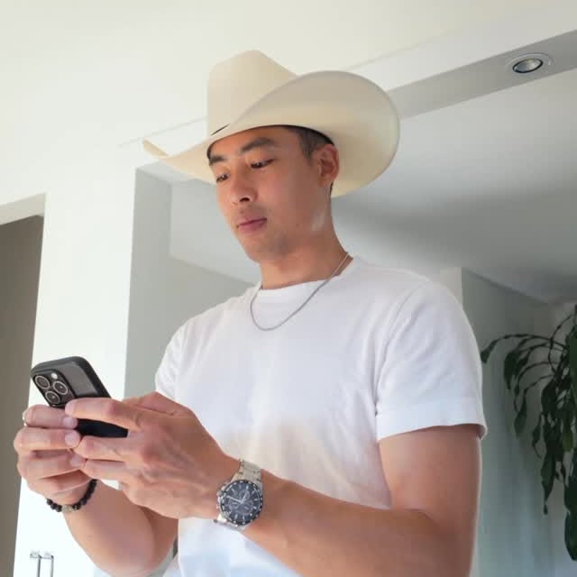 Instagram post by @chengman for Uber Eats. Caption reads: Getting @calgarystampede ready with some....