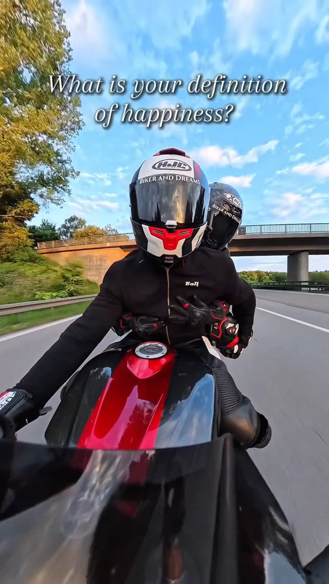 Instagram post by @nastyriders for Dainese. Caption reads: This was worth the roadtrip 🌅 • #bikercouple....