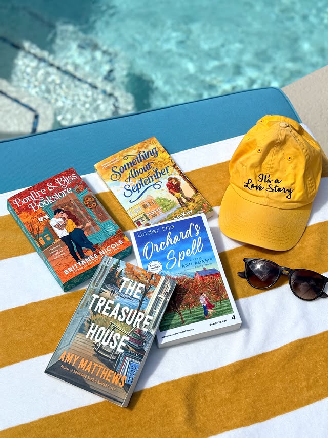 Instagram post by @beach.reading for Putnam Books. Caption reads: [...] fall reading season. 🍂 🍁Thank you....