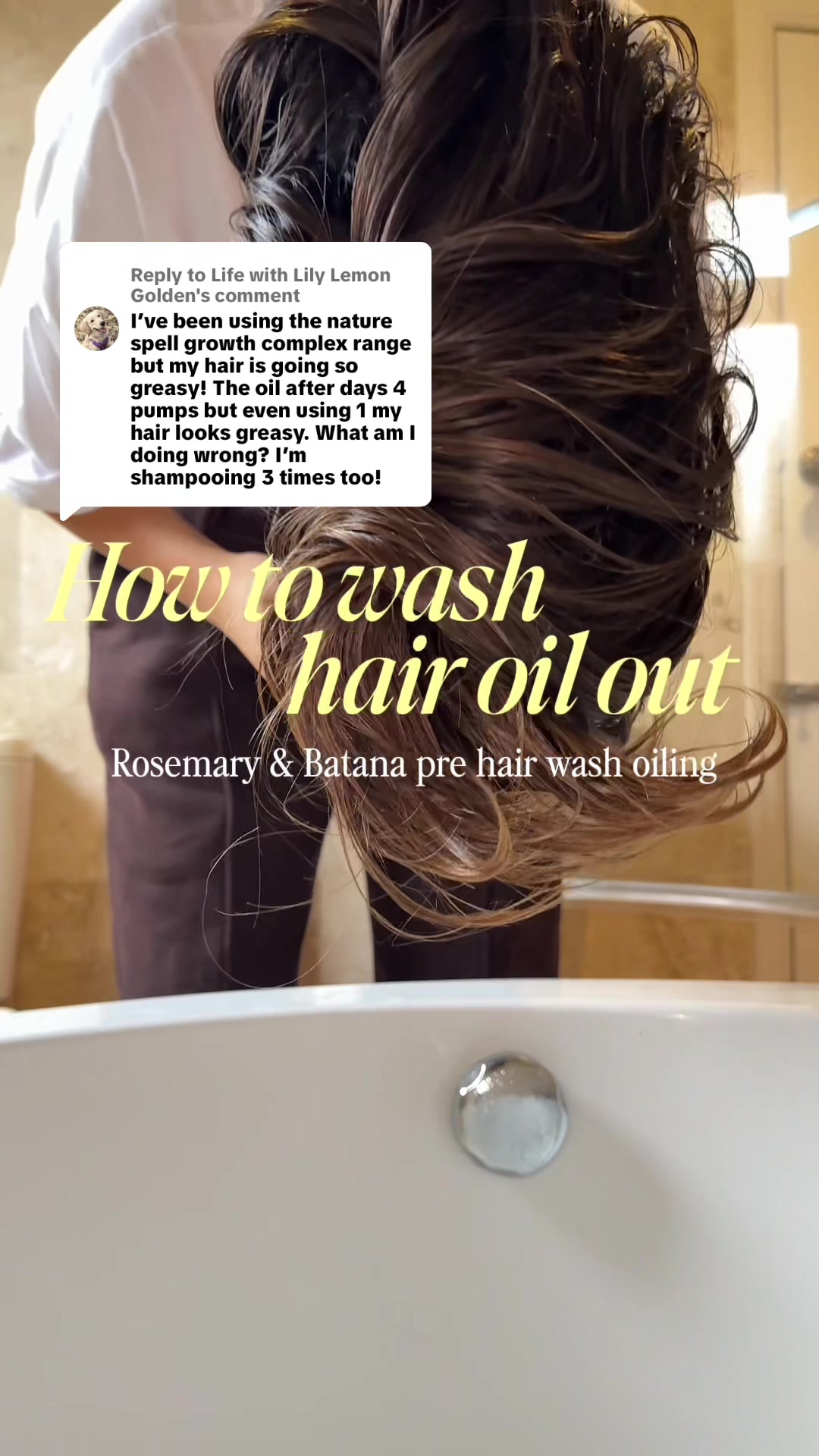 TikTok post by @fleureleanorgreen for Nature Spell. Caption reads: Replying to @Life with Lily Lemon Golden an in....