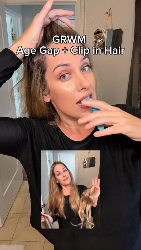 Instagram post by @hersaltykisses for Luxy Hair. Caption reads: comment HAIR and I’ll send you the link 🔗 to the....