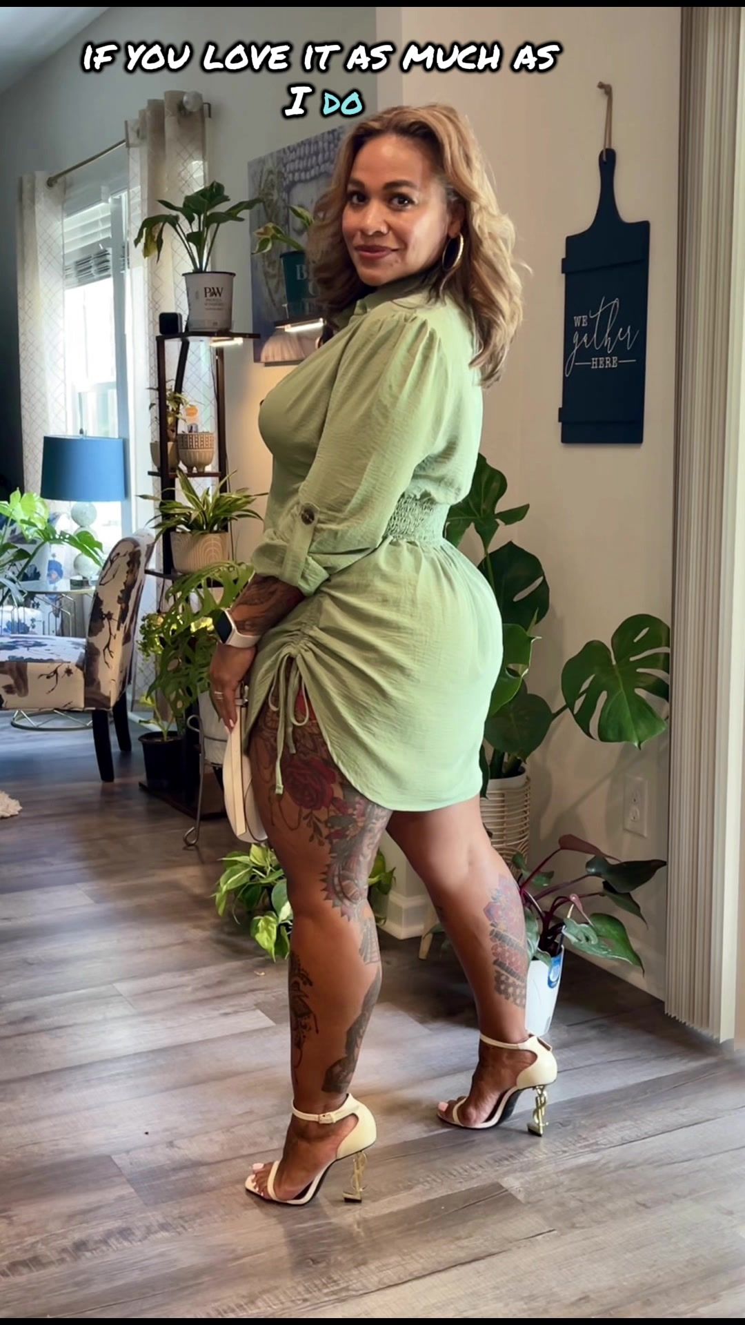 TikTok post by @rooted.and.rising555 for ChicMe. Caption reads: Loving this cute little dress 👗 from @chicme  I....