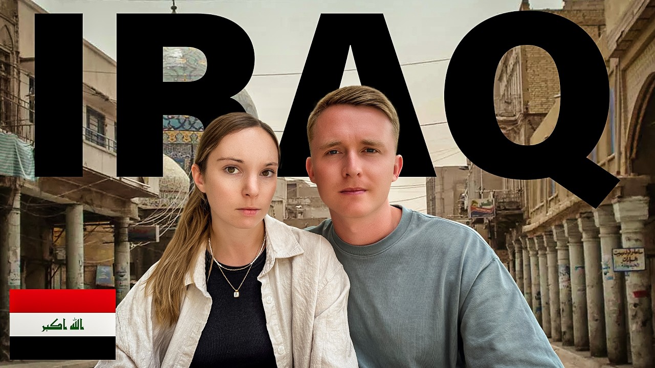 YouTube post by @bevetravels for SafetyWing. Caption reads: First Impressions of Baghdad, Iraq (what the media....