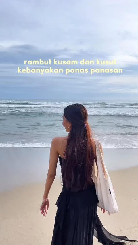 Instagram post by @wulaansar for L'Oréal Indonesia. Caption reads: 1x keramas langsung bikin rambutku keliatan lebih....