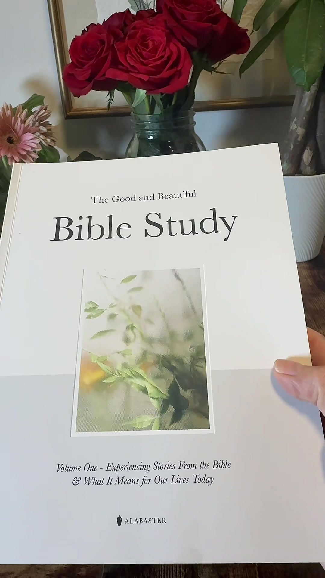TikTok post by @serenity_0411 for Alabaster Co. Caption reads: #ChristianTikTok #BibleStudy #FaithJourney....