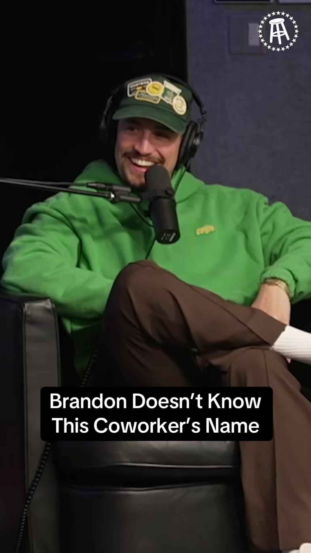 TikTok post by @barstoolyak for RHOBACK. Caption reads: Classic Brandon move. Presented by @Rhoback .