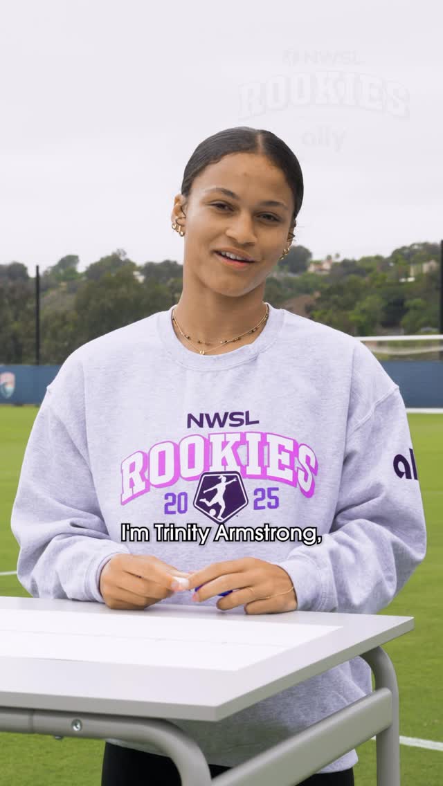Instagram post by @trinityarmstrong for Ally. Caption reads: Trinity Armstrong has packed a lot of soccer into....