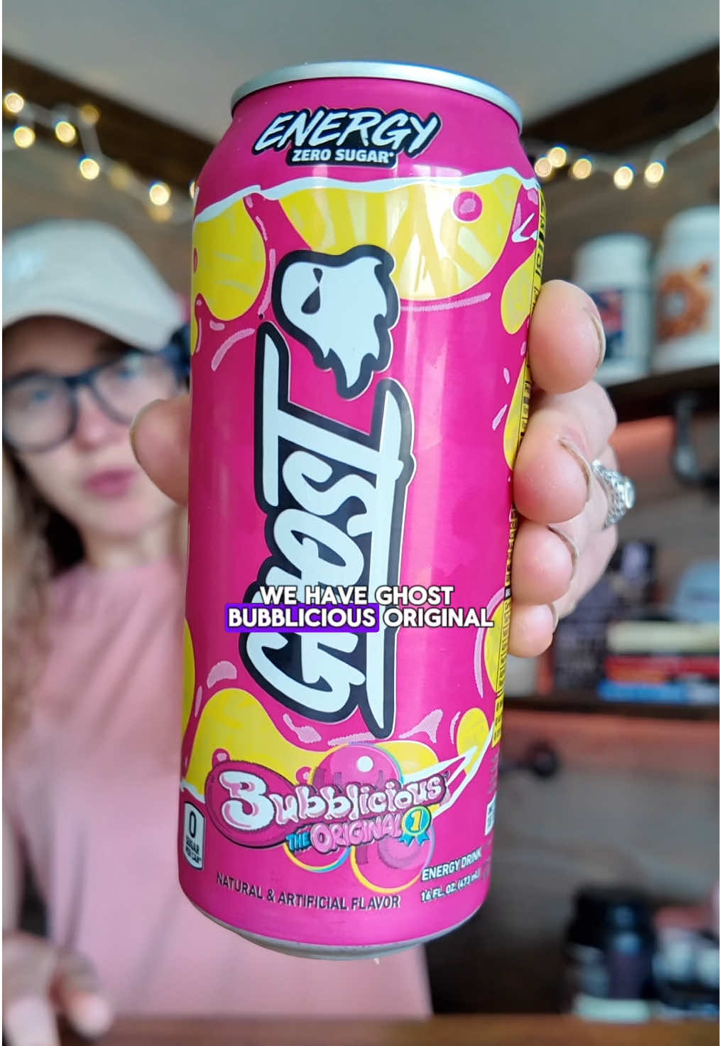 TikTok post by @priceplow for GHOST® Energy. Caption reads: [...] with this one. Completely shocked. @GHOST®....