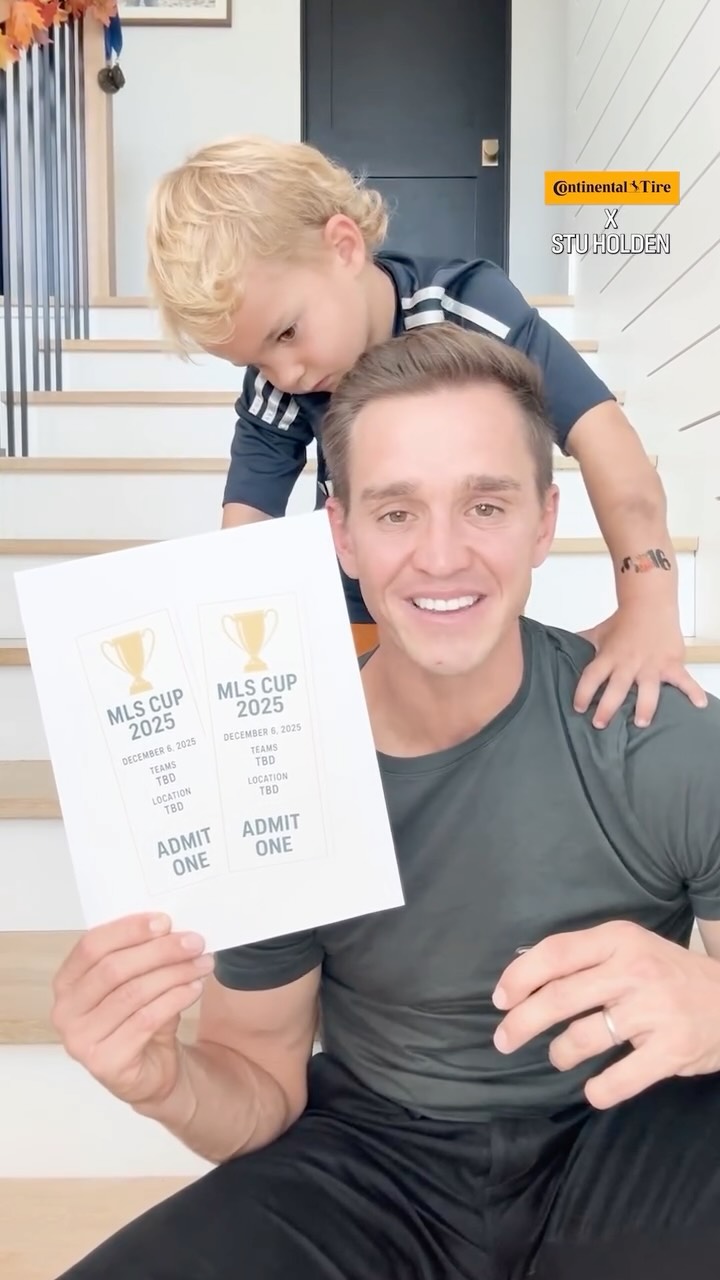 Instagram post by @stuholden for Continental Tire. Caption reads: 🚨 ATTN: MLS CUP TICKET GIVEAWAY!!!!! 🚨
Want to....