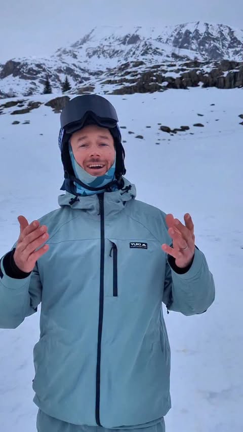 Instagram post by @malcolmmooresnowboarding for OutdoorMaster. Caption reads: These are the FALCON goggles from....