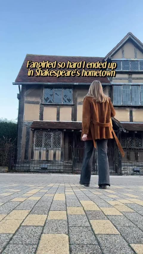 Instagram post by @jackietodd_ for Universal Pictures. Caption reads: [...] Stratford-upon-Avon.

*gifted....