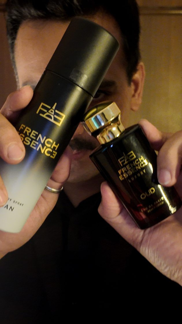 Instagram post by @i_the_nitish for French Essence. Caption reads: [...] bold, deep, and unforgettable called French....