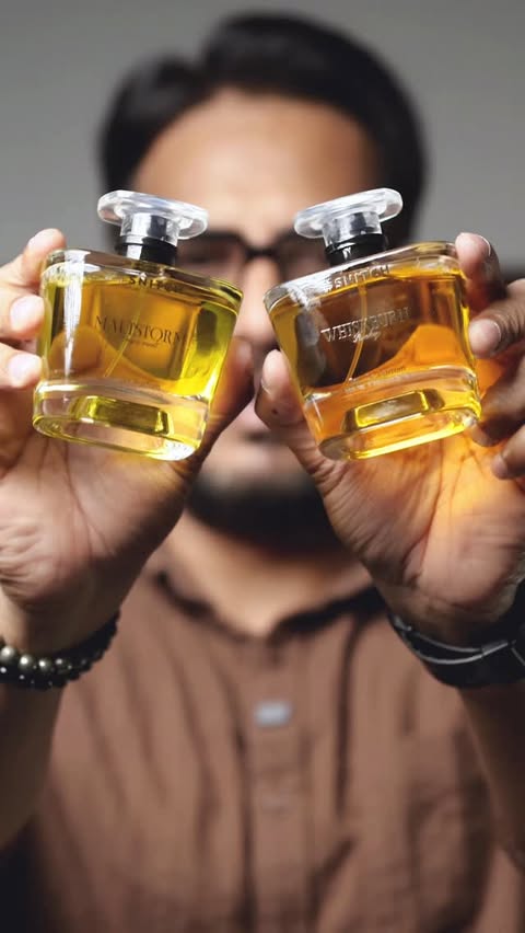 Instagram post by @scentjatt for Snitch. Caption reads: [...] 😲 Premium Perfumes New launch by....