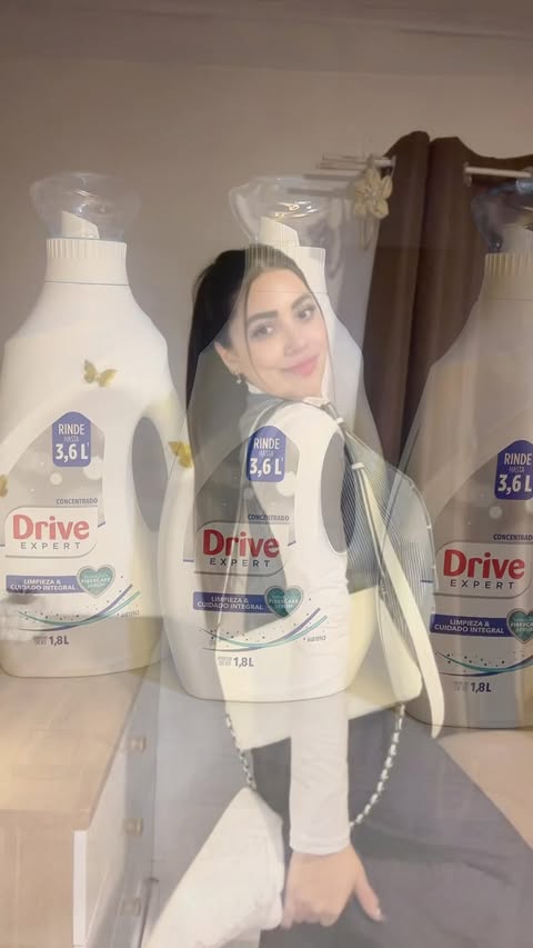 Instagram post by @tanzaberriosg for Drive Chile. Caption reads: [...] para mis prendas favoritas 🫧 @drivechile....