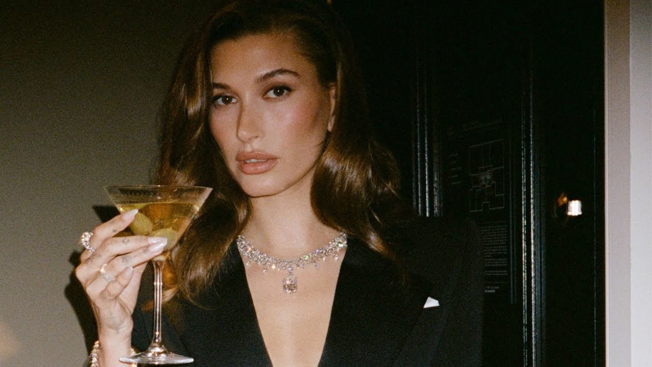 YouTube post by @HaileyRhodeBieber for Audemars Piguet. Caption reads: met gala 2025 | get ready with me.