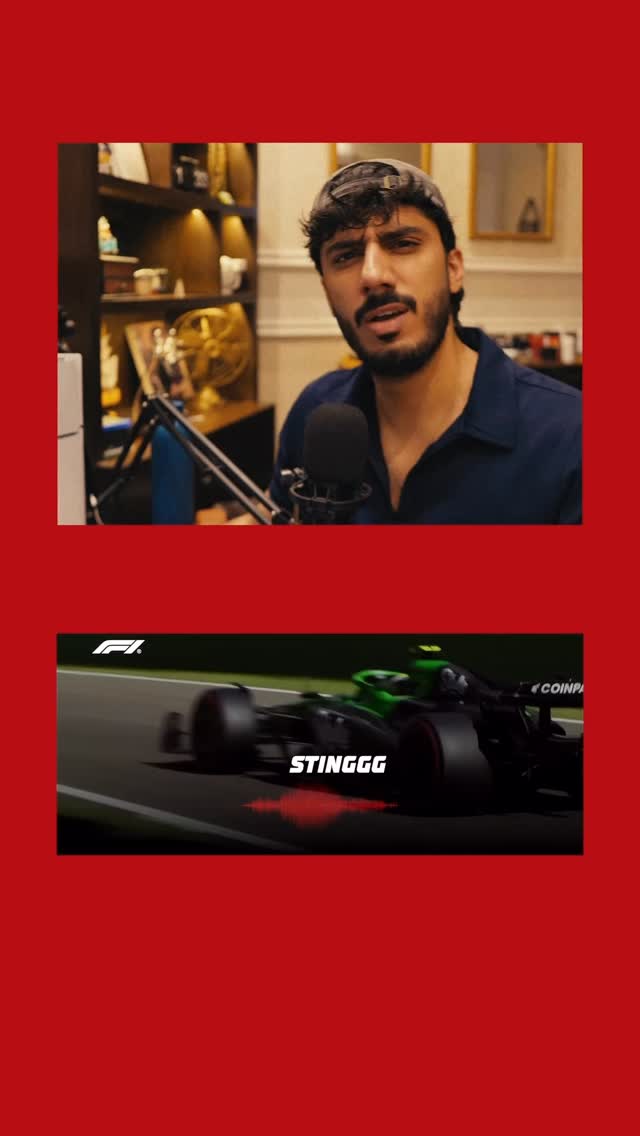 Instagram post by @saimrehmannn for PepsiCo. Caption reads: Sounds familiar?
Comment on @stingpakistan’s F1....