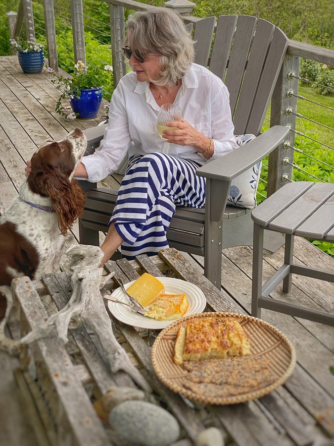 Instagram post by @mollyinmaine for Polywood. Caption reads: [...] beautiful new outdoor furniture from....