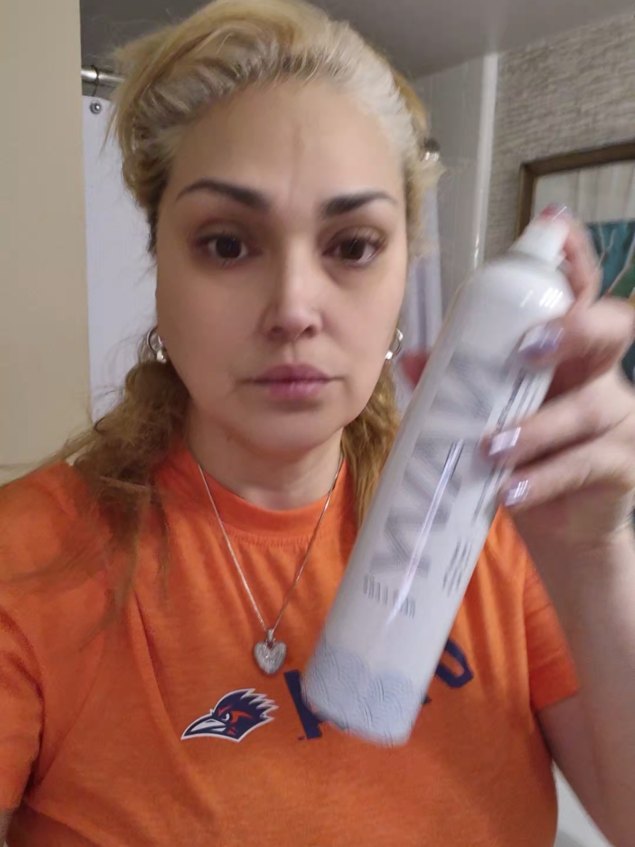 TikTok post by @amberlynnupscalefinds for NAVY Hair Care. Caption reads: Great Hair with @navyhaircare.