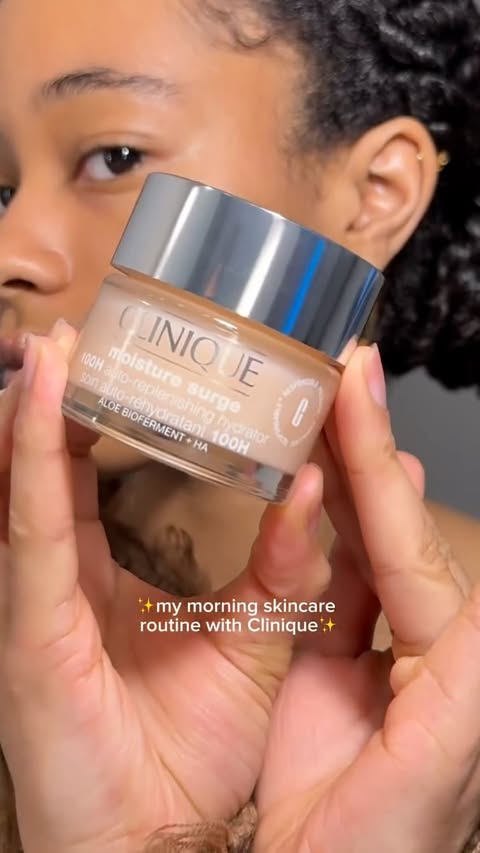 Instagram post by @alycearae for Clinique. Caption reads: #cliniquepartner Dry skin doesn’t stand a chance....