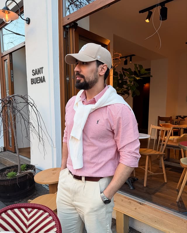 Instagram post by @razaghi.mehrad for Polo Club. Caption reads: Details define the man. @poloclub defines the look....