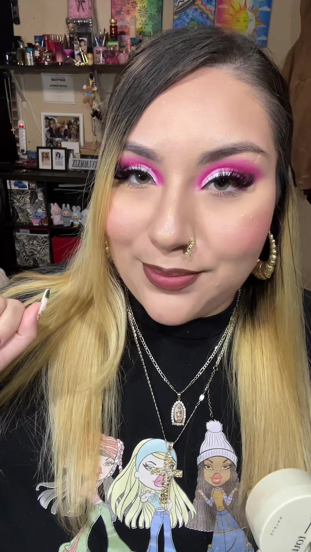 TikTok post by @xo.xanndra343 for HALEYS. Caption reads: [...] still I haven’t got oily just yet. 💖....