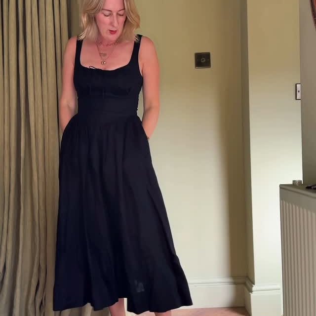 Instagram post by an influencer for Reformation. Caption reads: ad/pr. This @reformation dress got a lot of love....