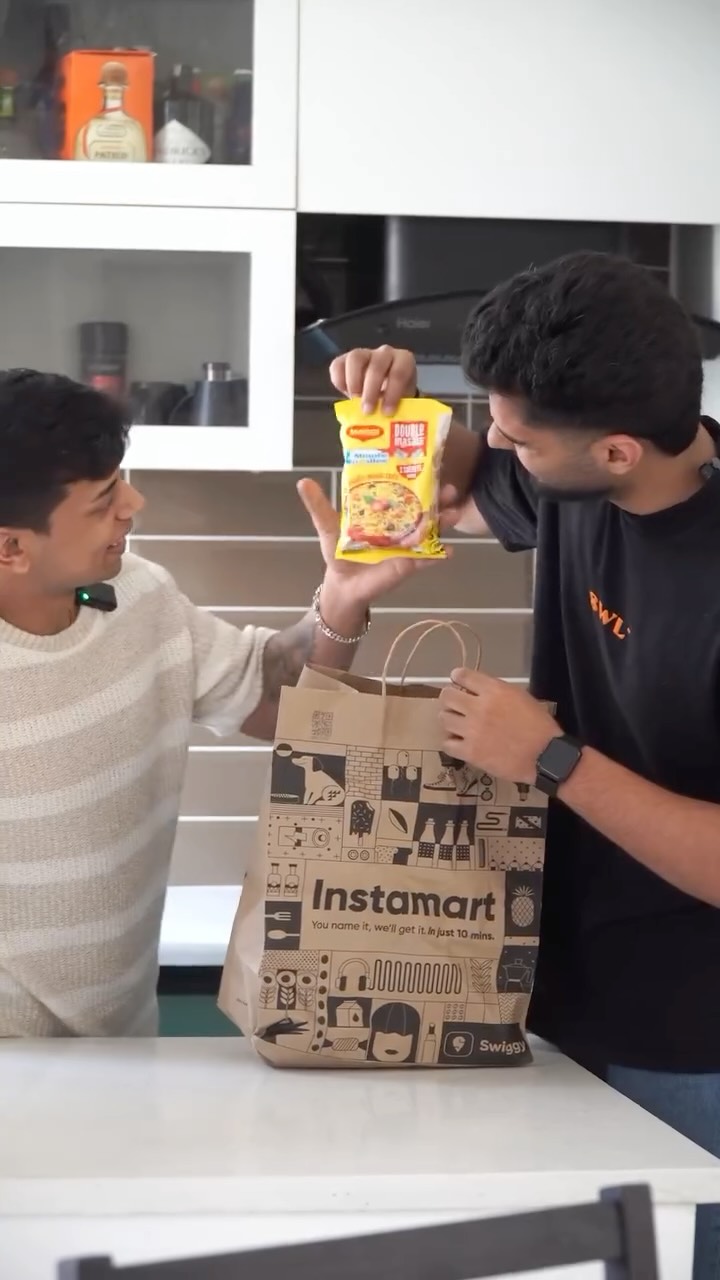 Instagram post by @divanshuvermaaa for MAGGI India. Caption reads: I thought it was just going to be another lousy....