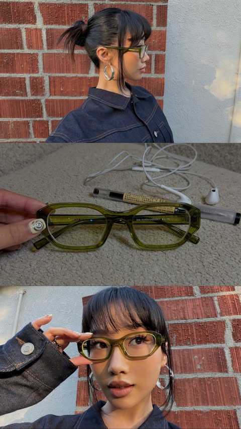 Instagram post by @tammytmai for Eyebuydirect. Caption reads: [...] were all under $100 each?! @eyebuydirect....