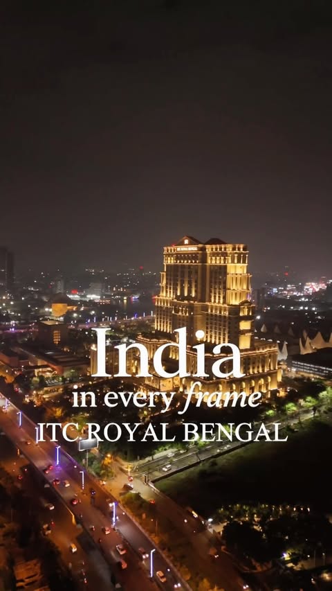 Instagram post by @travelwithdanish for ITC Hotels. Caption reads: [...] how I saw India at @itcroyalbengal....