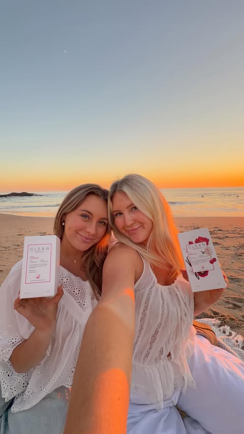 Instagram post by @adigracee for CLEAN BEAUTY COLLECTIVE. Caption reads: Your sign to get your bestie @cleanreserveperfume....