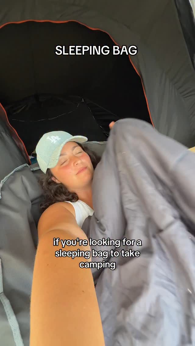 Instagram post by @stellasoloadventures for GO Outdoors. Caption reads: Honestly love this sleeping pod 

Purchased with....