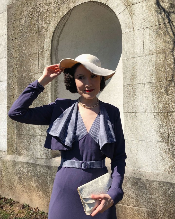 Instagram post by @carepinglo for The House of Foxy. Caption reads: [...] the incredible Connie dress from....