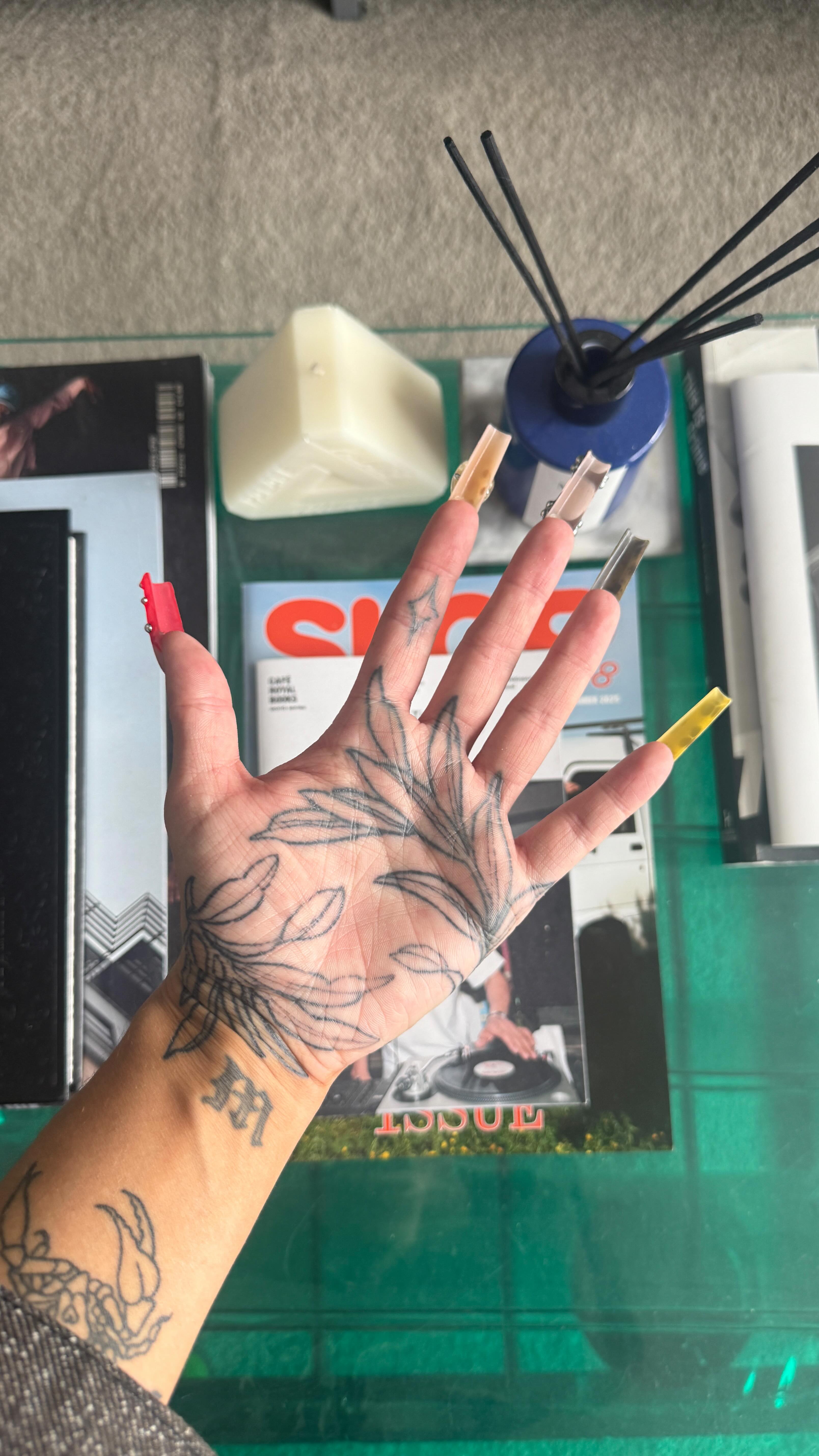 Instagram post by @charlyuk for Tattoodo. Caption reads: On today’s episode of I’m mental I decided to get....