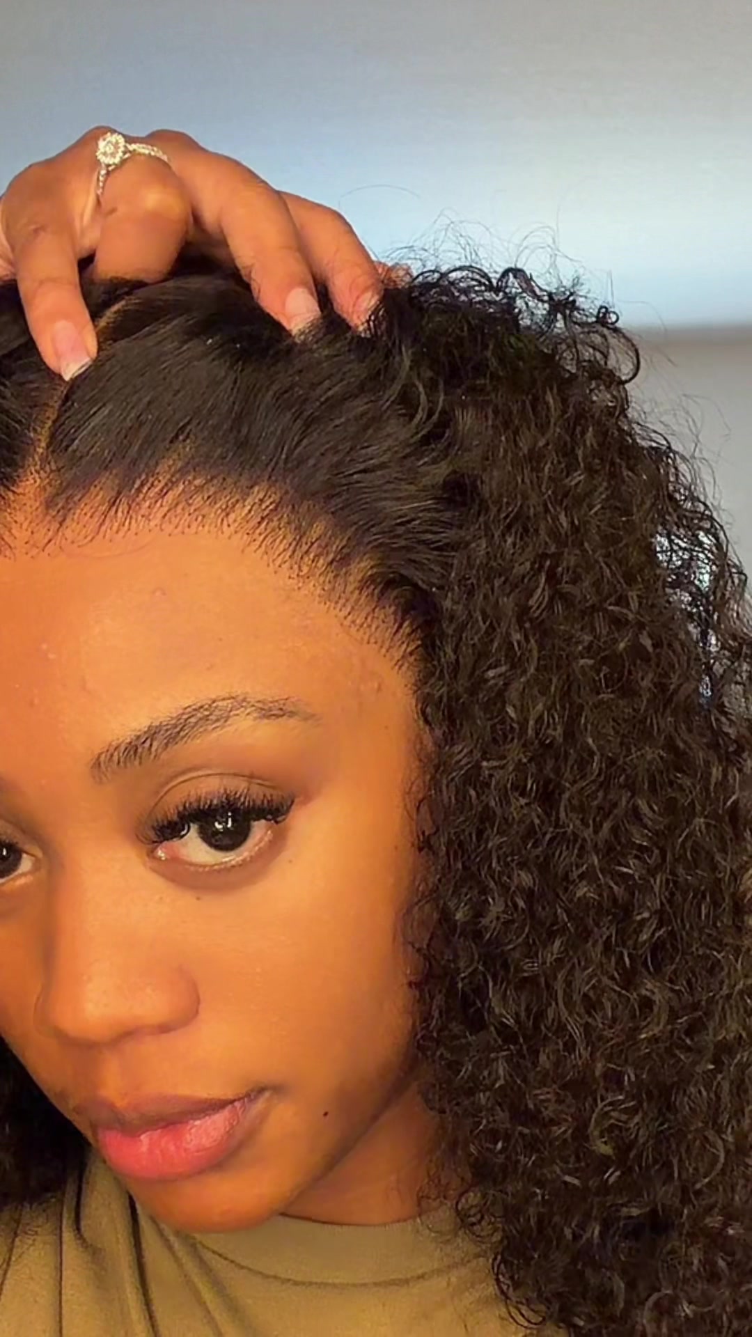 TikTok post by @therealmaxieeeee for Megalook. Caption reads: Ok yall did a li sum 🤌🏽 @Megalookhair....