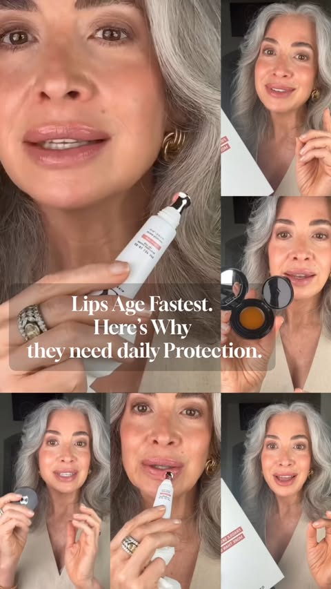 Instagram post by @silverliberation for OneSkin. Caption reads: [...] rarely for actual protection.🫣 OneSkin lip....