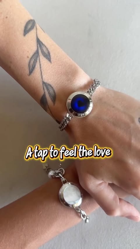 Instagram post by @diyaandhaley for totwoo Smart Jewelry. Caption reads: POV: you can’t be in a different room than your....