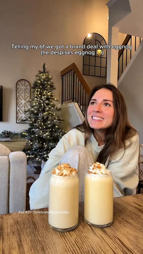 Instagram post by @phoebeanddan for Miller Lite. Caption reads: [...] until he tried the Beernog @millerlite....