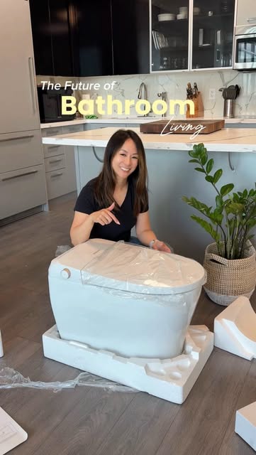 Instagram post by @yyz.daily for Toronto/GTA Business Promotions & Collaborations. Caption reads: Did I just unbox a toilet in my living room? Yes.....