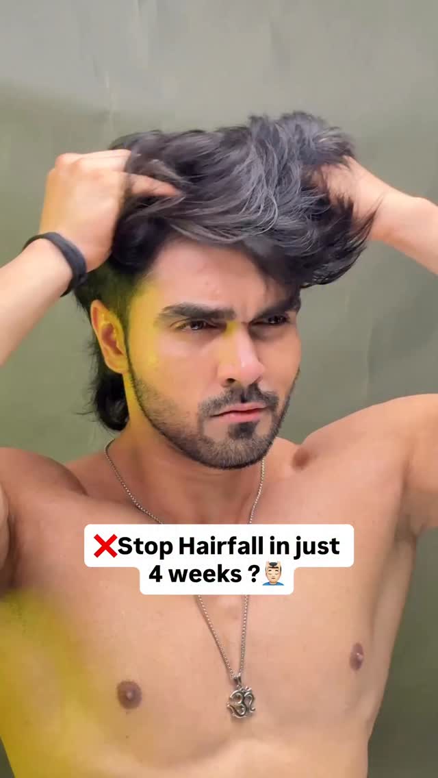 Instagram post by @allen_choudhary for Novology. Caption reads: Struggling with hairfall? Not anymore! 💥....