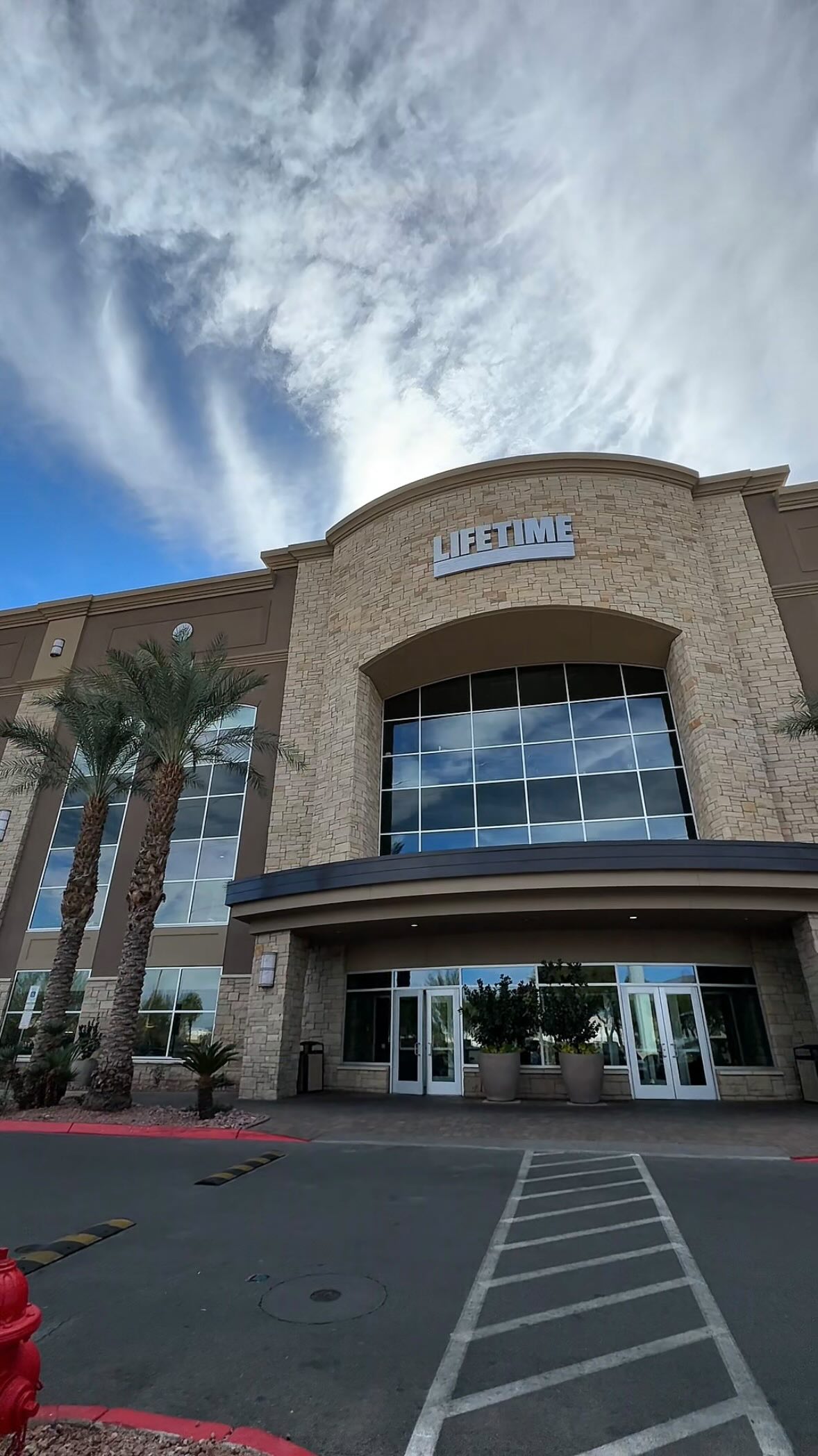 Instagram post by @sophiafree_ for Life Time. Caption reads: A massage experience you won’t want to miss 🤖✨....