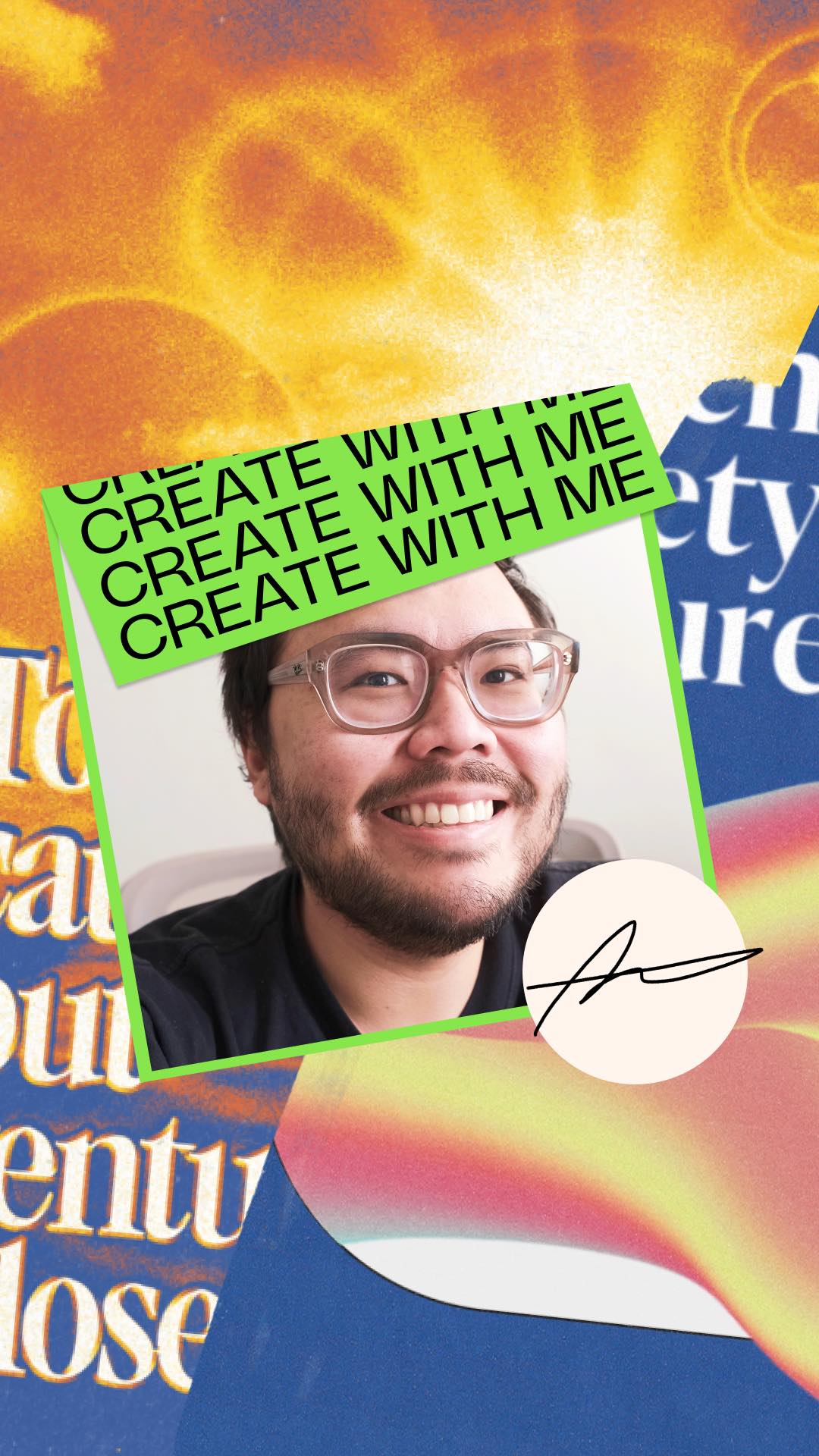 Instagram post by @oversettext for Envato. Caption reads: ⚡ Create with me spotlight ⚡️

See how....