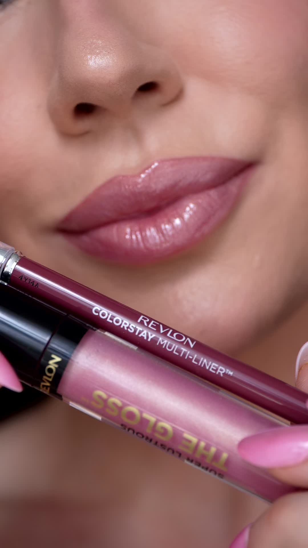 TikTok post by @sosodoesmakeup for Revlon. Caption reads: [...] combo 🫶🏼✨ Product details: @revlon....