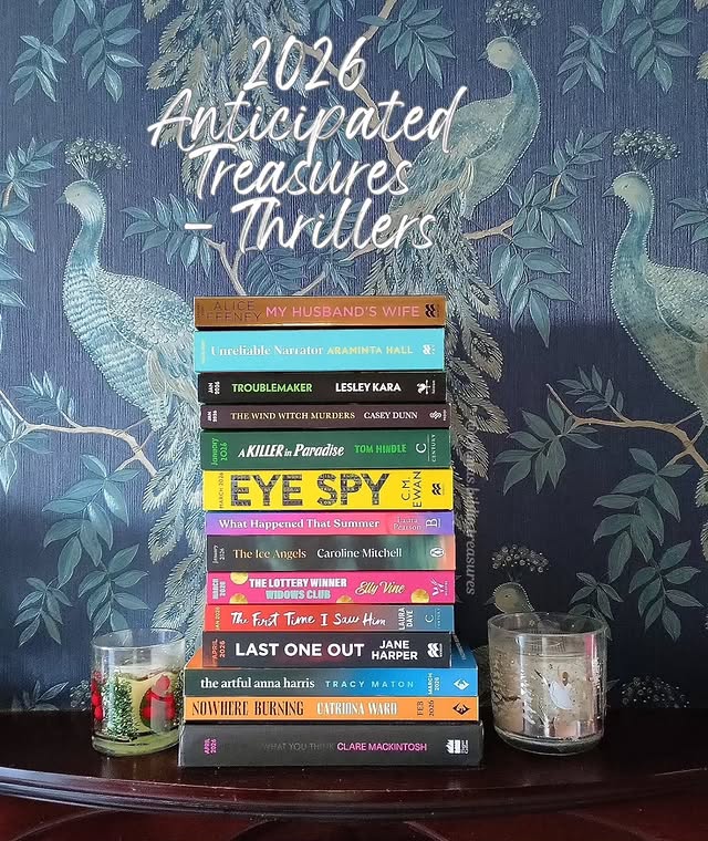 Instagram post by @emmas.biblio.treasures for HarperCollinsUK. Caption reads: 📚𝟐𝟎𝟐𝟔 𝑨𝒏𝒕𝒊𝒄𝒊𝒑𝒂𝒕𝒆𝒅....