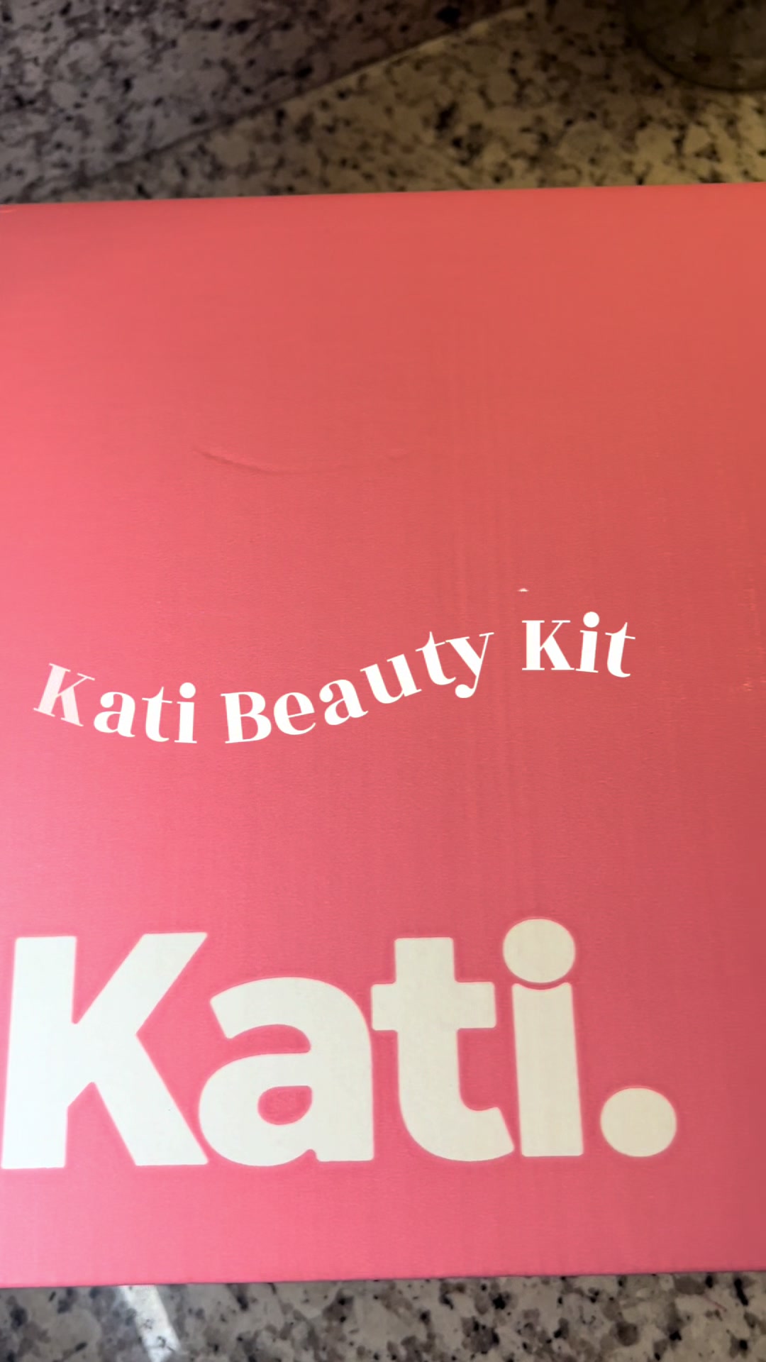 TikTok post by @arleneee._09 for Kati Beauty NYC. Caption reads: Thank you @Kati Beauty NYC 💕#unboxingvideo#makeup....