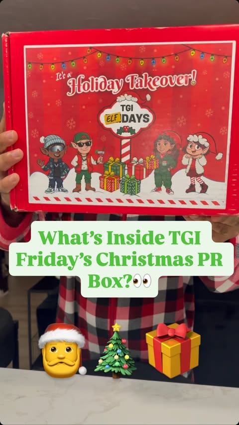 Instagram post by @notanalcoholicofficial for TGI Fridays. Caption reads: Merry Early Xmas to me from @tgifridays they sent....